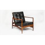 KOFOD LARSEN 1921-2003, a model 1b open armchair for G-PLAN circa 1965, 76cm wide x 74cm high.