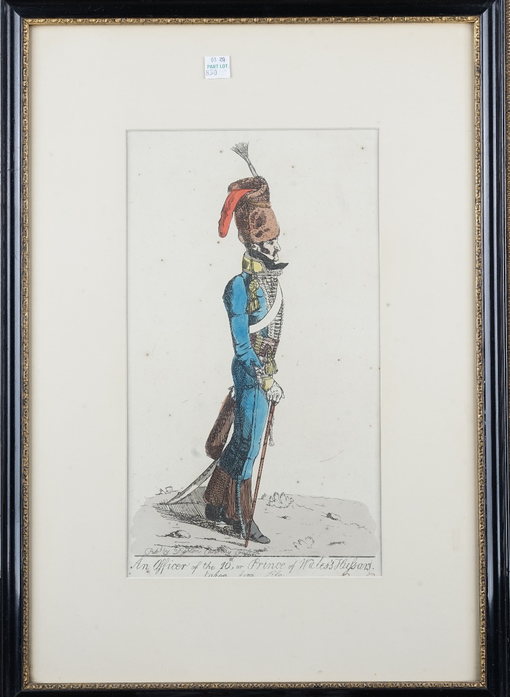 A group of seven engravings and lithographs of Tenth Hussar subjects, including after H. - Bild 6 aus 7