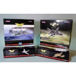 Toys, Corgi Aviation archive: a group of 4 1/72 scale models comprising, 'SEPECAT JAGUAR GR3A',