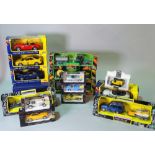 Toys, mostly 'MOTOR MAX', approximately twenty boxed models of vehicles.