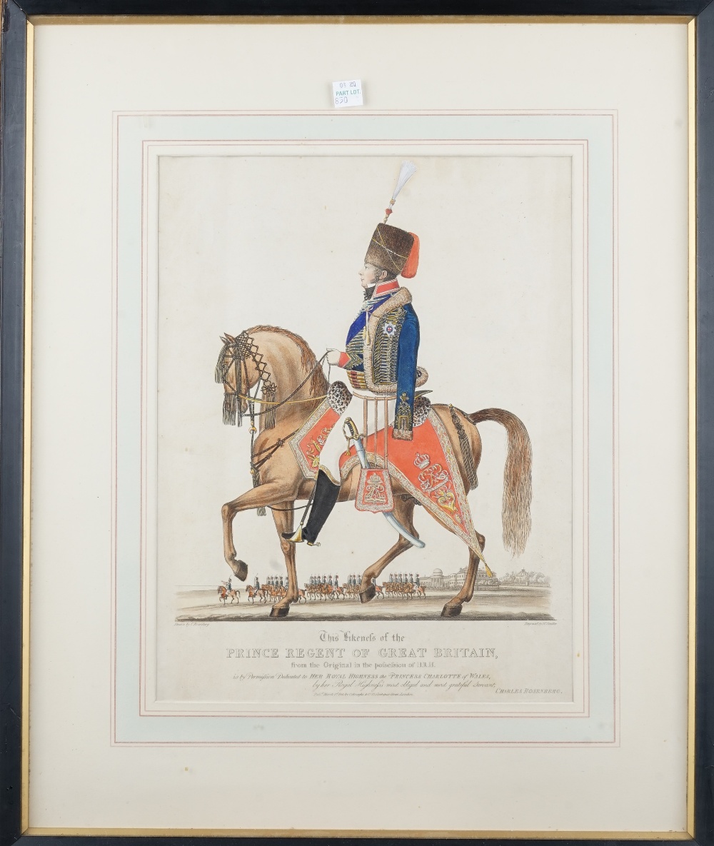 A group of seven engravings and lithographs of Tenth Hussar subjects, including after H. - Bild 5 aus 7