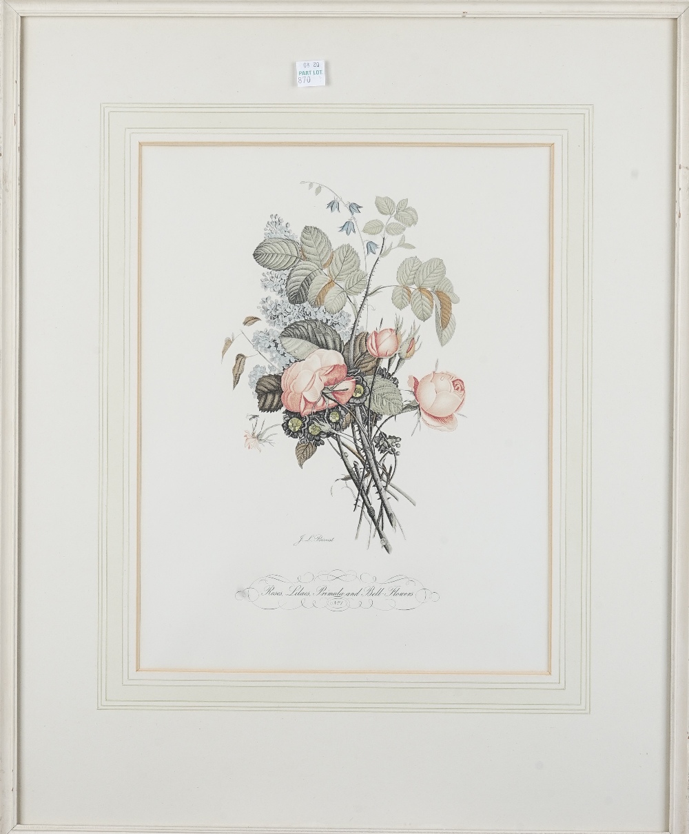After J. L. Prevost, Botanical and fruit studies, a set of thirteen colour prints, each 34cm x 26. - Bild 13 aus 19