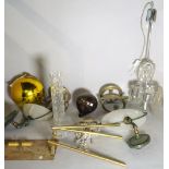 A group of wall lights and decorative light fittings. (a.f.