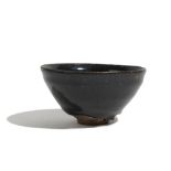 A Chinese brown glazed teabowl, Song dynasty or later,