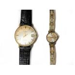 A Universal Geneve Automatic 18ct gold circular cased gentleman's wristwatch,