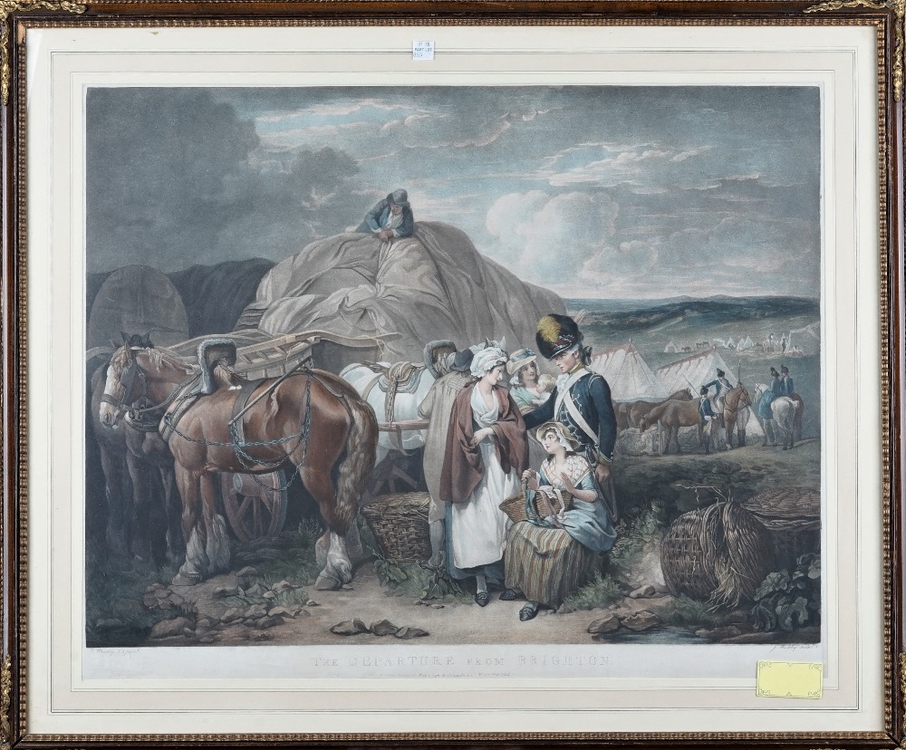 After Francis Wheatley, The Encampment at Brighton; and The Departure from Brighton, - Bild 3 aus 4