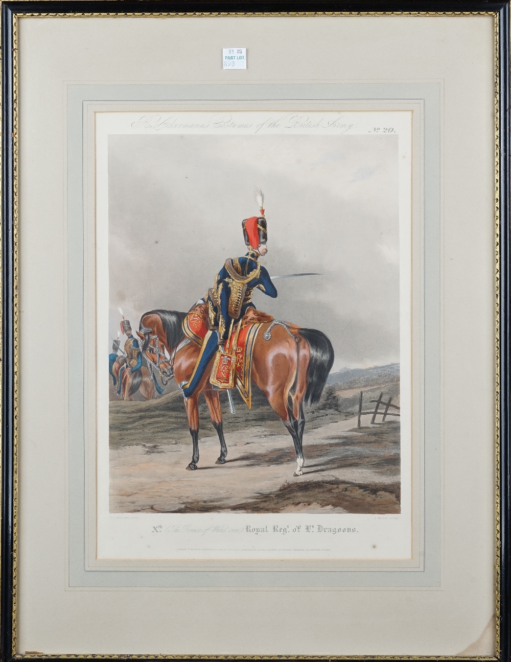 A group of seven engravings and lithographs of Tenth Hussar subjects, including after H. - Bild 7 aus 7