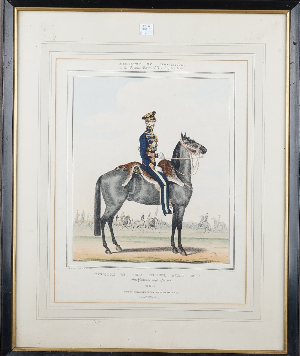 A group of seven engravings and lithographs of Tenth Hussar subjects, including after H. - Bild 3 aus 7