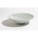 A Chinese qingbai shallow bowl, Song dynasty,