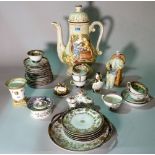 Ceramics, a quantity including, two Royal Crown Derby paper weights, a Noritake part tea service,