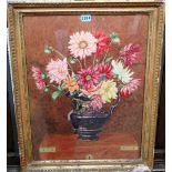 Frank Galsworthy (1863-1959), Still life of Dahlias, watercolour, signed and dated 1927,