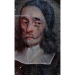 (Northern European School 17th Century), A portrait miniature of a gentleman wearing a white collar,