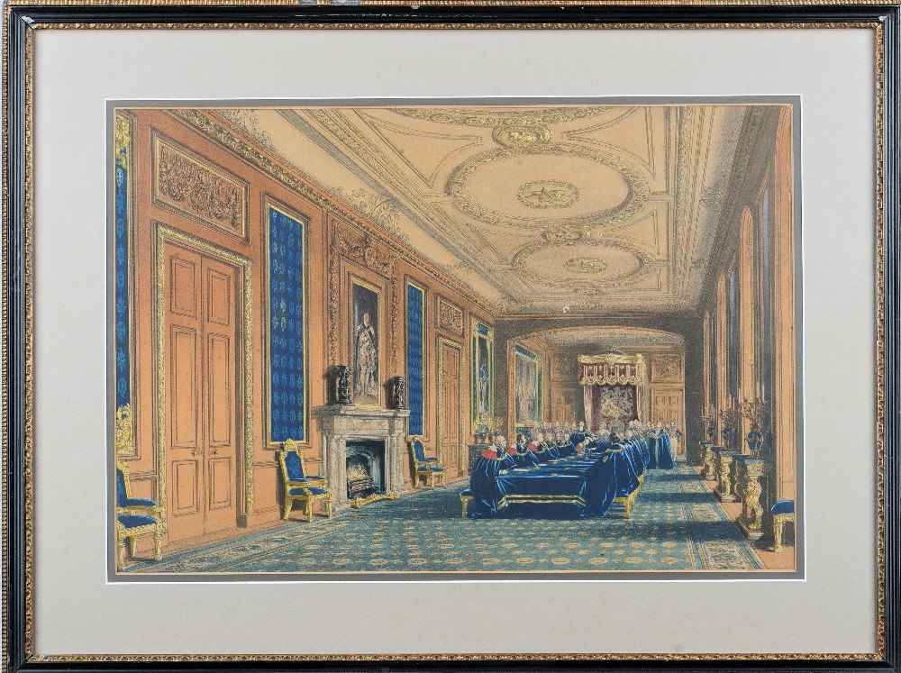 Circle of Joseph Nash; Windsor; The Garter Throne Room, Windsor, St George's Hall, Windsor, - Bild 2 aus 4