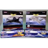 Toys, Corgi Aviation archive: a group of 4 1/72 scale models comprising, 'EUROFIGHTER TYPHOON F.