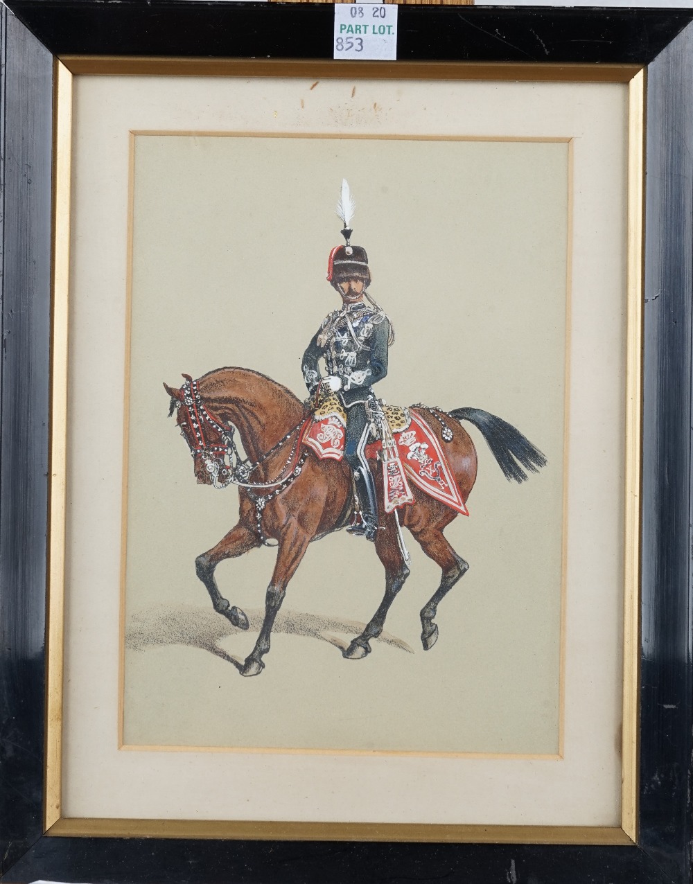 A group of six assorted hand coloured engravings and lithographs of 10th Hussars, including J. A. - Bild 11 aus 16