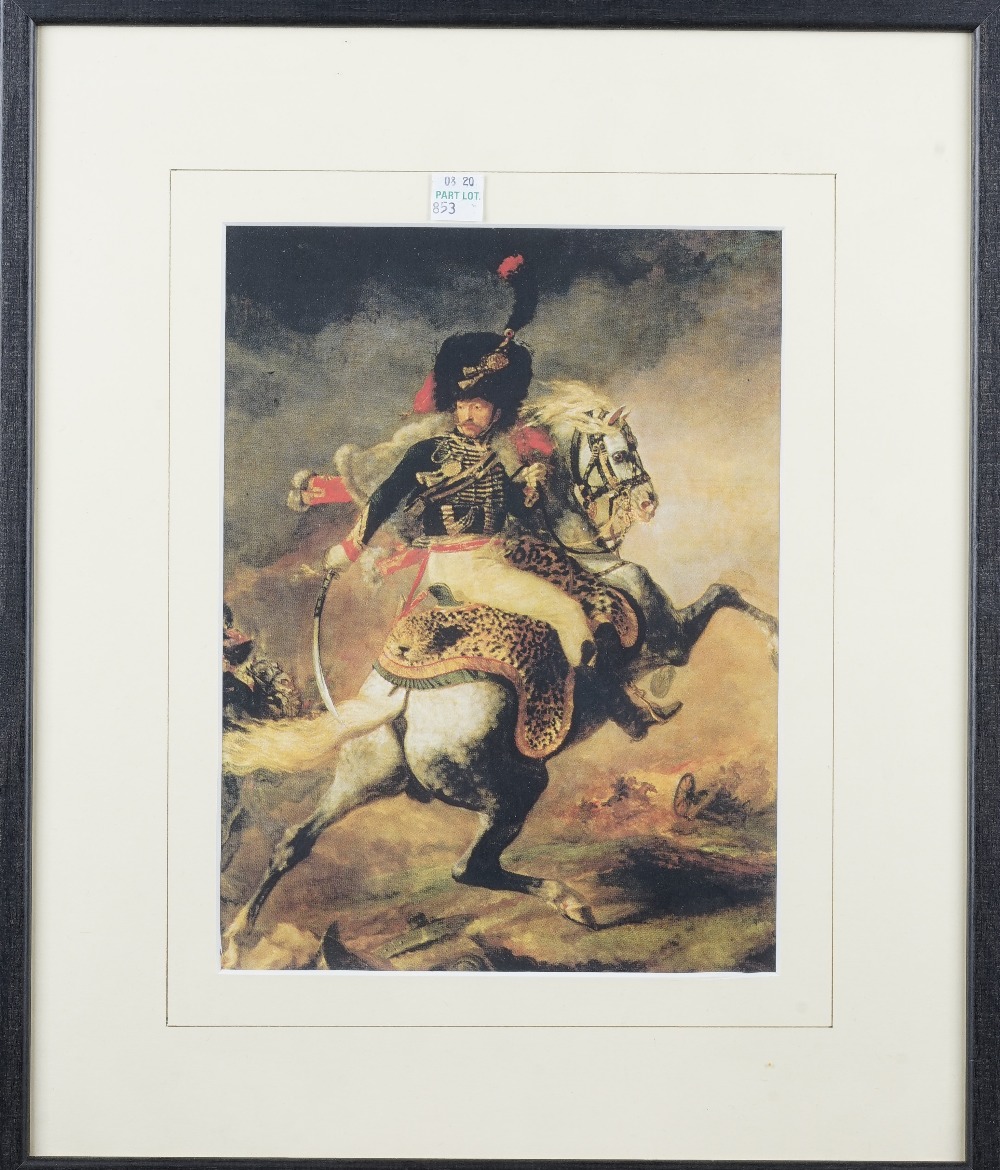 A group of six assorted hand coloured engravings and lithographs of 10th Hussars, including J. A. - Bild 5 aus 16