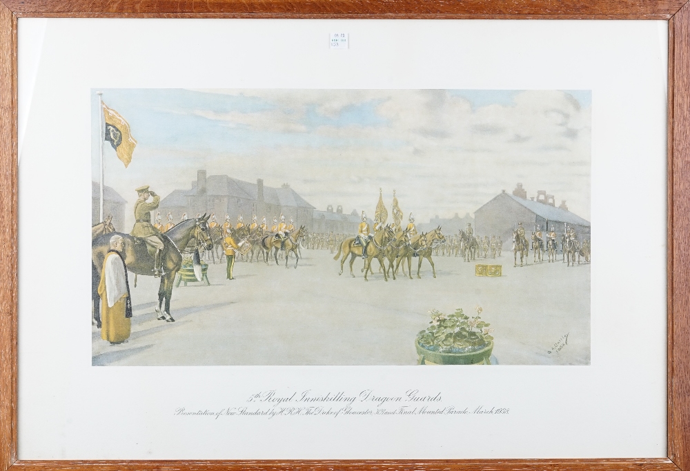 A group of six assorted hand coloured engravings and lithographs of 10th Hussars, including J. A. - Bild 15 aus 16