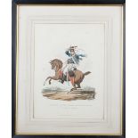 A group of assorted hand coloured engravings and lithographs,
