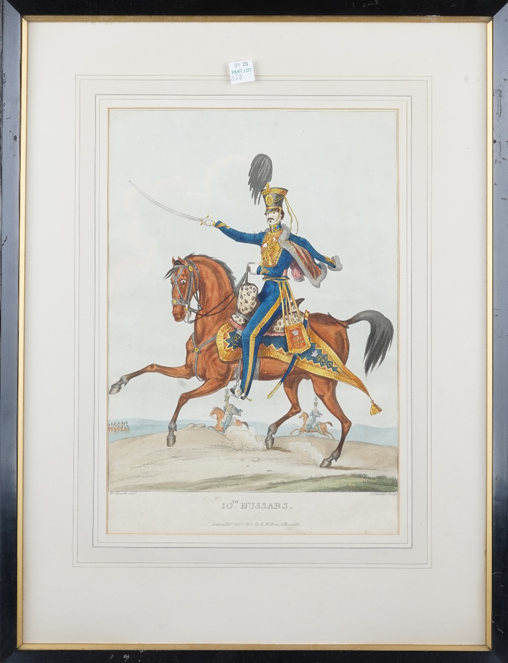 A group of seven engravings and lithographs of Tenth Hussar subjects, including after H. - Bild 4 aus 7