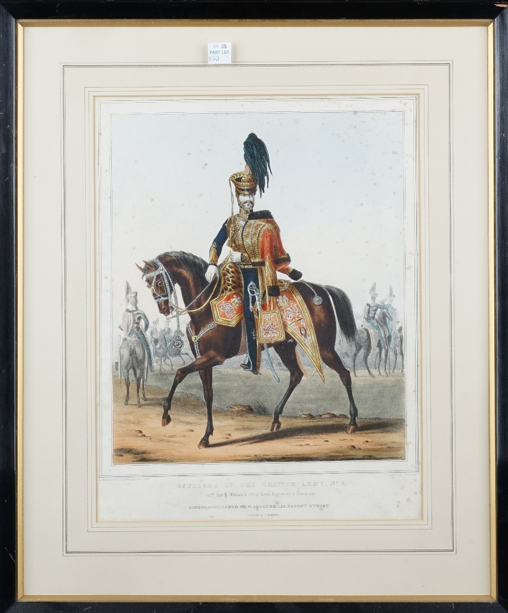 A group of seven engravings and lithographs of Tenth Hussar subjects, including after H. - Bild 2 aus 7