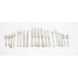 A German 800 part table service, comprising; twelve table forks, twelve tablespoons,