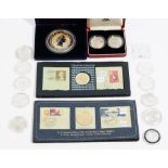 An Australia silver proof ten ounce ten dollars kookaburra 1995, with a certificate and case,