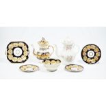 A group of Ridgway porcelains, circa 1820,