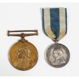 The Queen's South Africa Medal, bronze issue, named in running script possibly to Syce Jamaiil A.A.