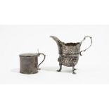 A George III silver mustard pot, by Robert Hennell I and David Hennell II, London 1795,