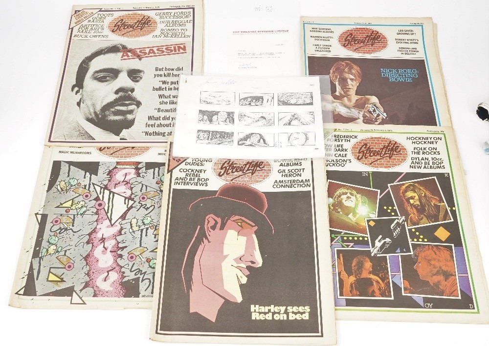 Film, theatre and music memorabilia: includes Street Life, twelve copies of the UK music newspaper, - Image 5 of 5