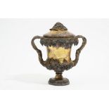 An Indian colonial silver-gilt trophy cup and cover, by Hamilton & Co, Calcutta,