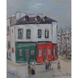 Maurice Utrillo (French, 1883-1955), Street scene, colour lithograph, numbered 10/20, 33cm x 26cm.