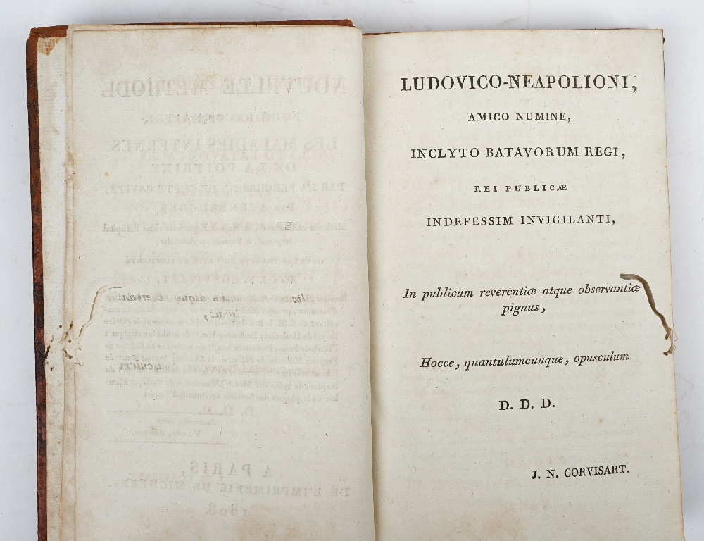 AUENBRUGGER, Leopold (1722-1809) & Jean-Nicolas CORVISART (1755-1821, translator & editor). - Image 3 of 4