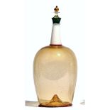 Yoichi Ohira, 'Venezia et L'Orient' glass flask and stopped,