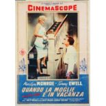 Marilyn Monroe film posters, including; Come sposare un milionario, 1955,