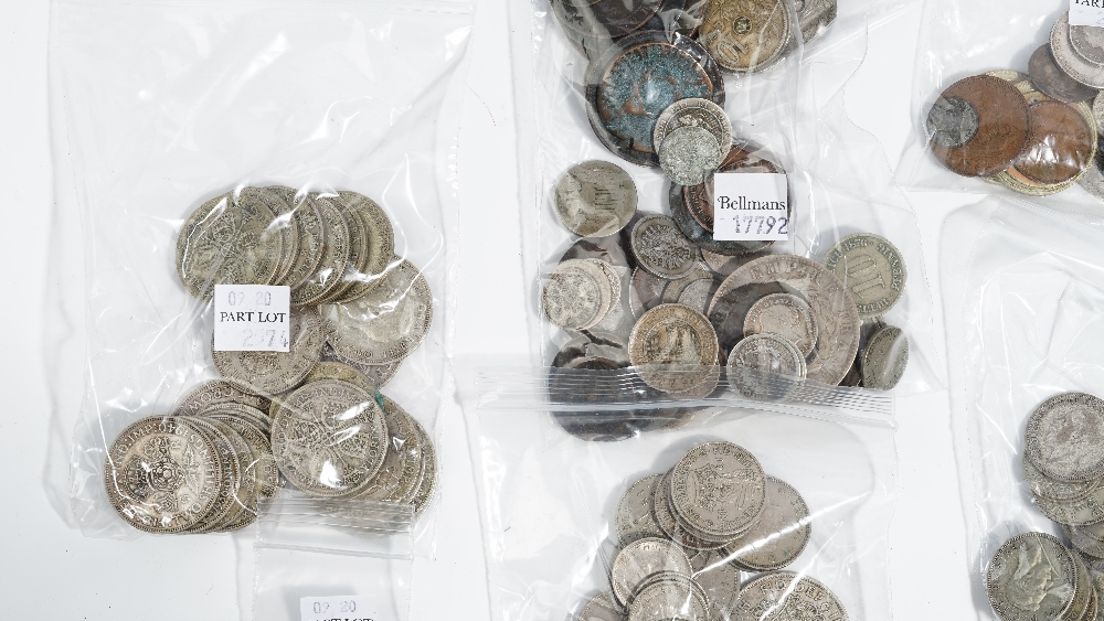 A collection of British pre-decimal coins, including pre-1920 and pre-1947 issues, - Image 2 of 5