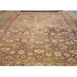A 19th century Agra carpet, Indian,