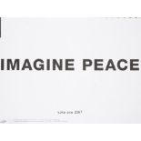 Yoko Ono, 'Imagine Peace', an Exhibition poster, Mary Schiller Myers School of Art,
