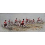 Orlando Norie (Belgian, 1832-1901), 2nd Dragoons (Royal Scots Greys), watercolour, signed, 17.