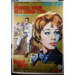 La Primavera Romana Della Signora Stone, Warren Beatty, Vivien Leigh, 100cm x 137cm, folded,