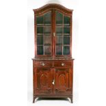A reproduction George III style mahogany