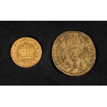 A George III third Guinea coin, 1800 and