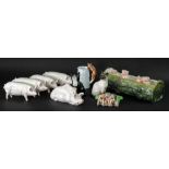 Four Beswick Ch. Wallgreen 40 & 53 pigs,