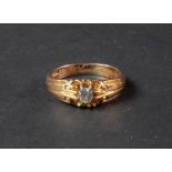 An 18ct gold and diamond-set dress ring,