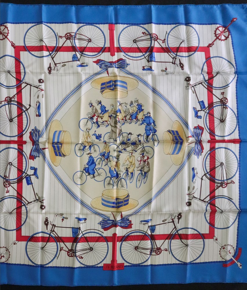 Hermes scarf "Les Becans", 90 x 90cm (1974). - Image 2 of 2