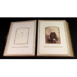 A Victorian leather bound photograph alb
