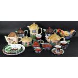 A Maddock Thatched Cottage ware teapot a