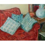 Judy Strafford (1932-2018), Blue Vase, s