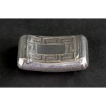 A George III silver snuff box, Samuel Pe