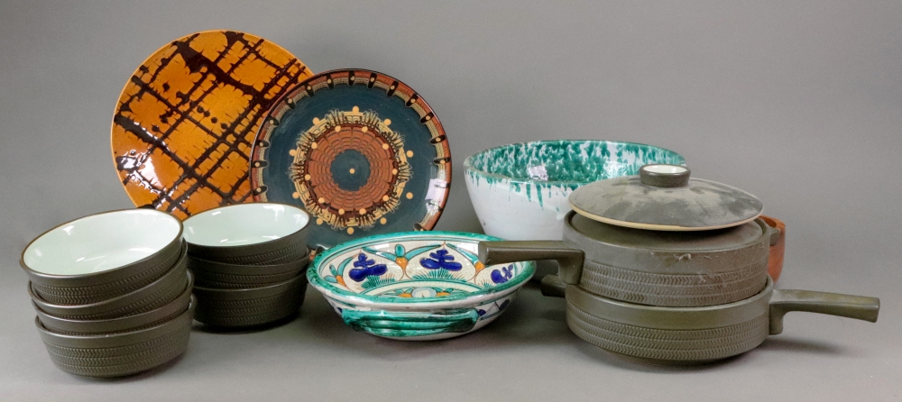 A set of seven Denby soup bowls and pair - Image 2 of 5